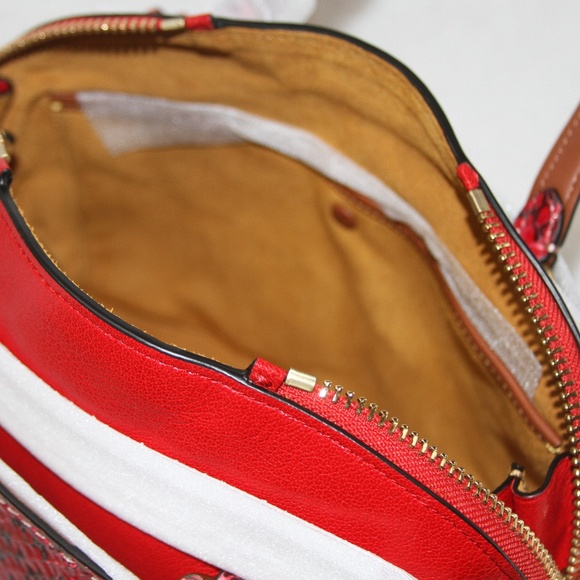 RARE COACH 1941 Collection Whipsnake Leather Outlaw 36 Satchel Purse Handbag NWT - Picture 9 of 10